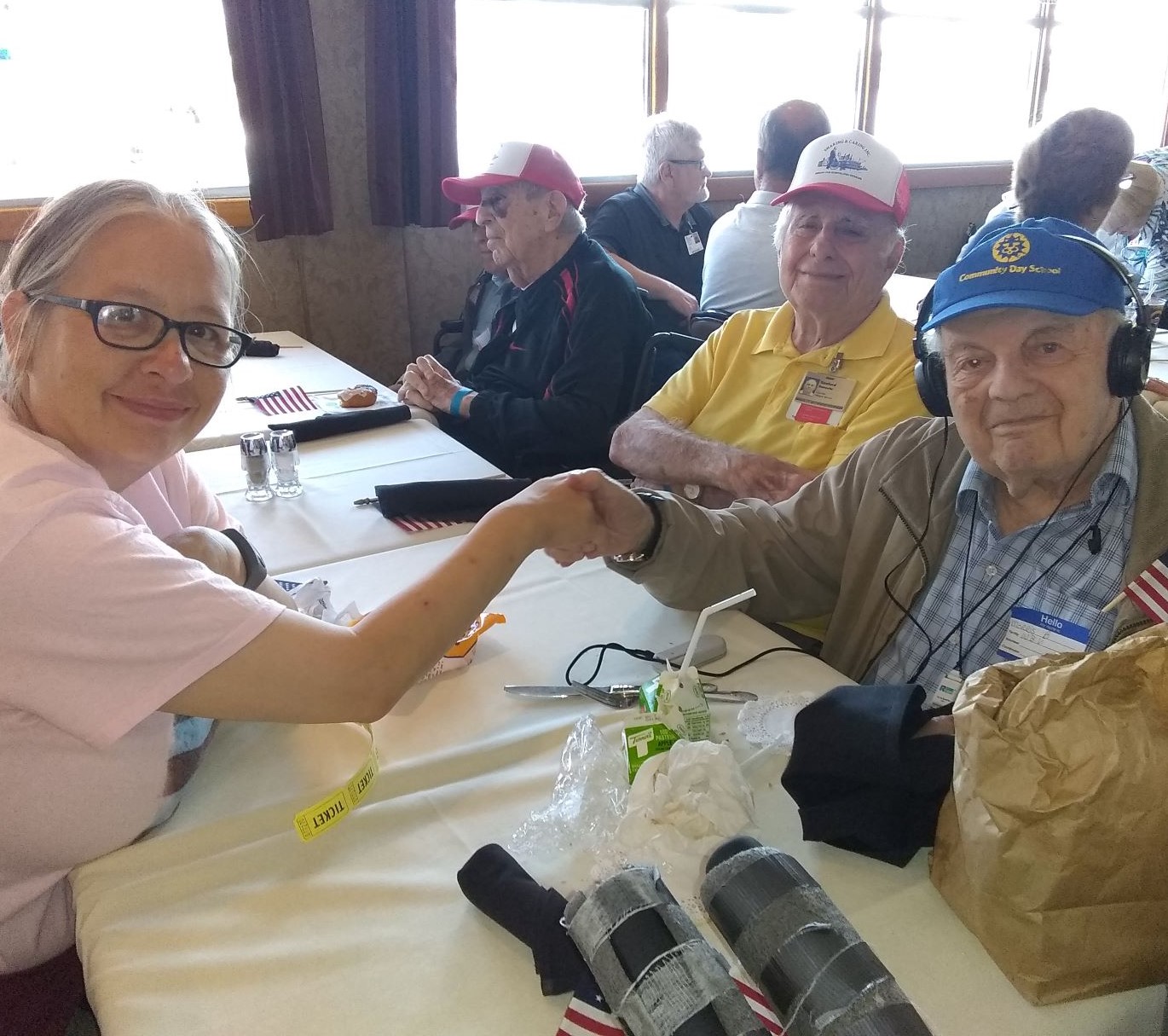 Veterans and Residents from Weinberg Village Set Sail