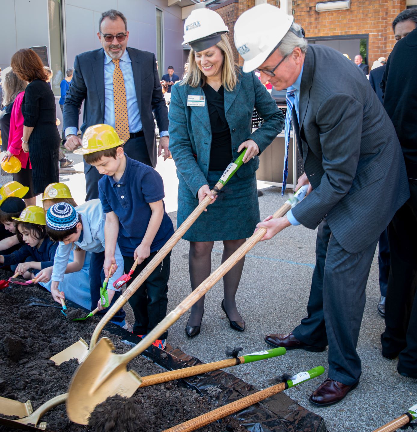 Breaking ground with golden shovel