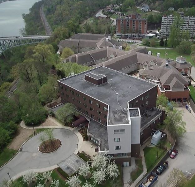 Aerial campus of Jewish Association of Aging