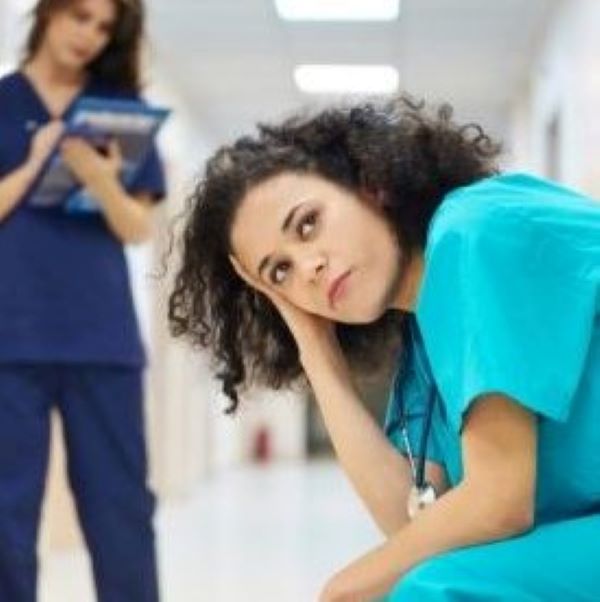 Stressed out medical workers