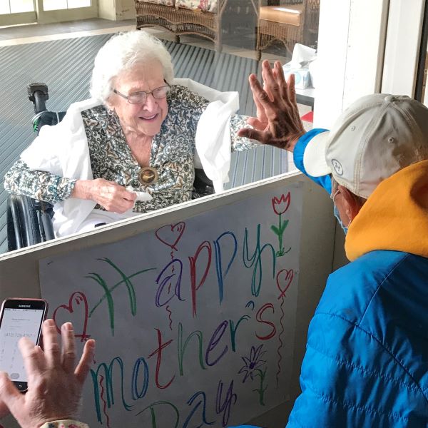 Wishing a senior happy mother's day
