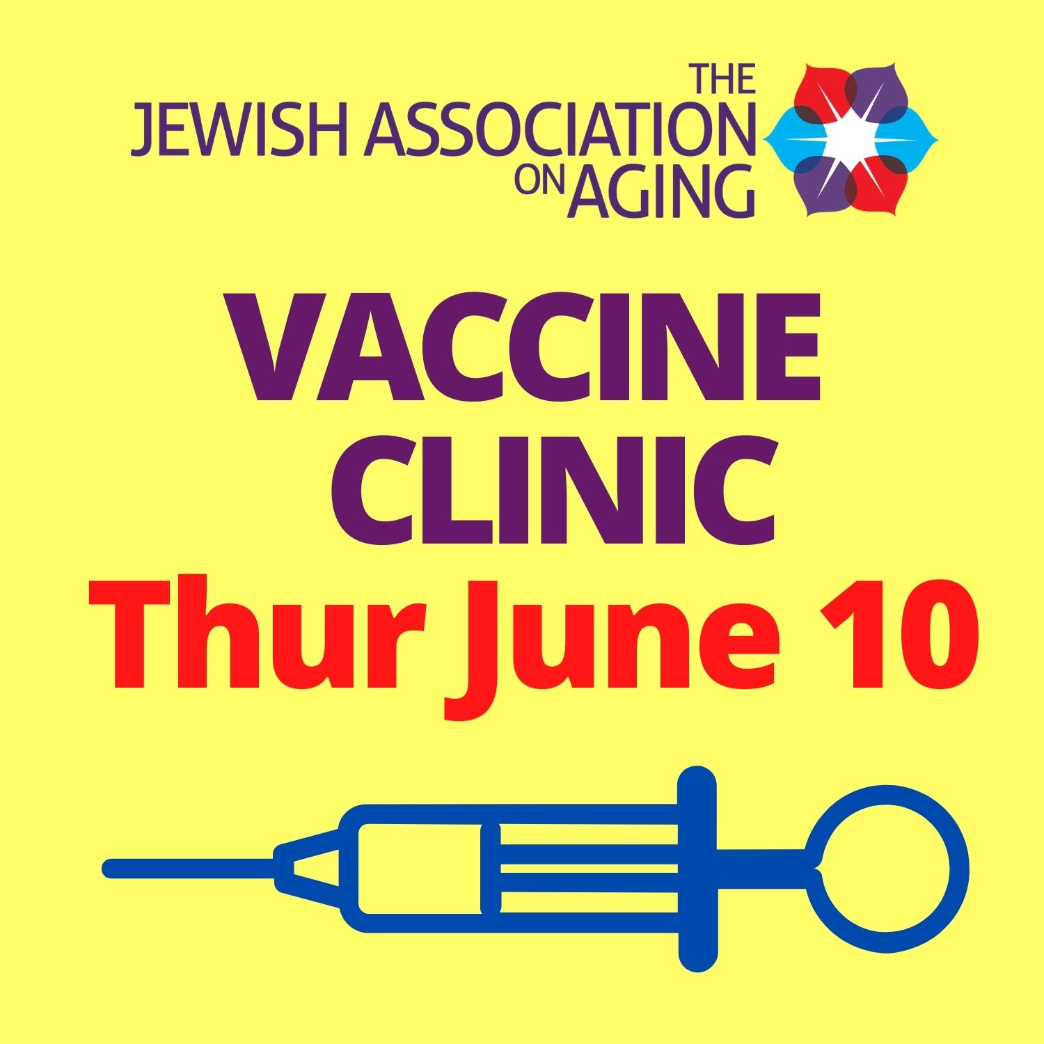 JAA offers opportunity for community vaccine Thursday, June 10